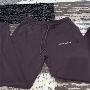 Alphalete blackberry cotton joggers